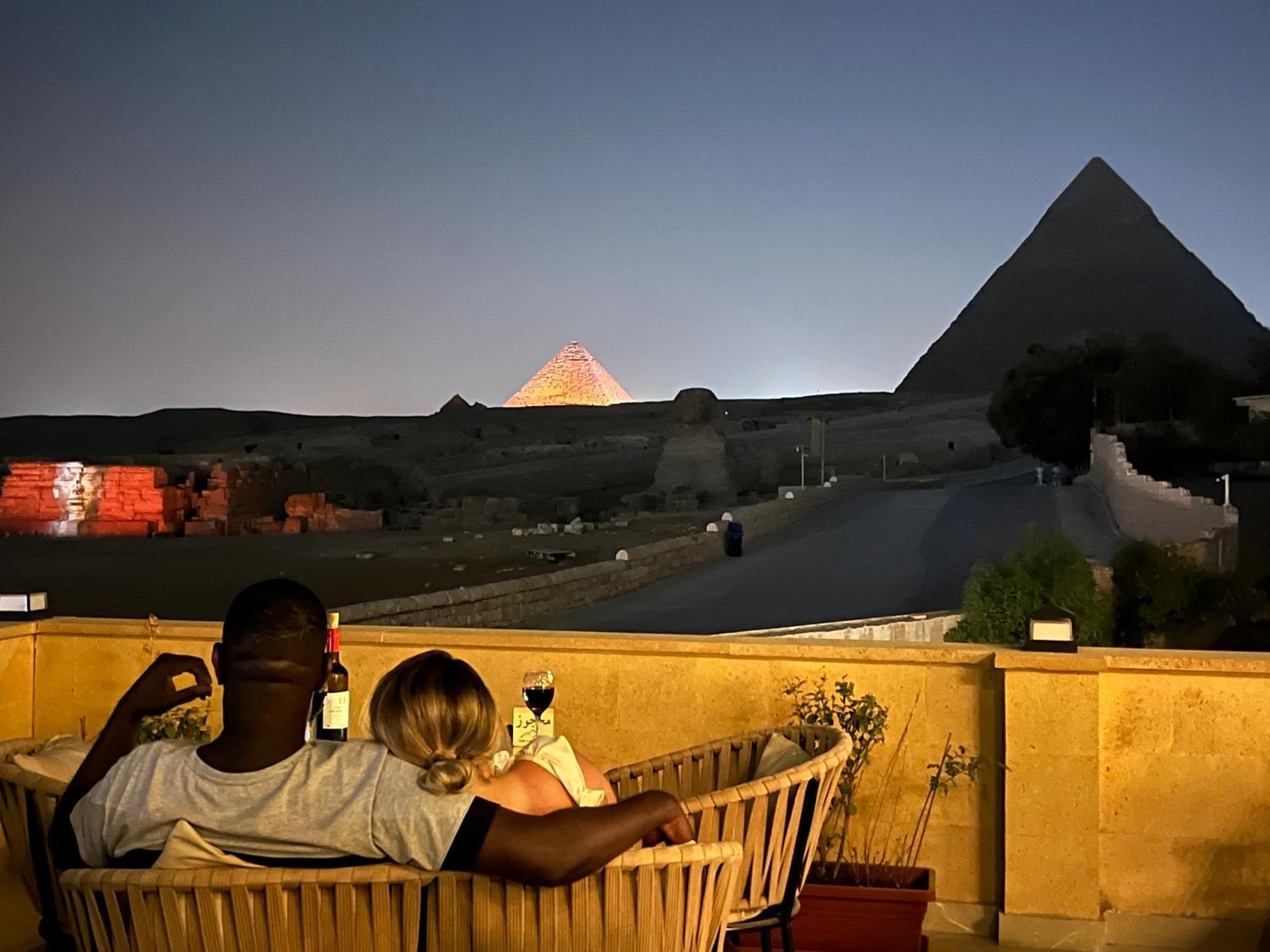 The Gate Hotel Front Pyramids & Sphinx View Kafret el-Gabal Extérieur photo