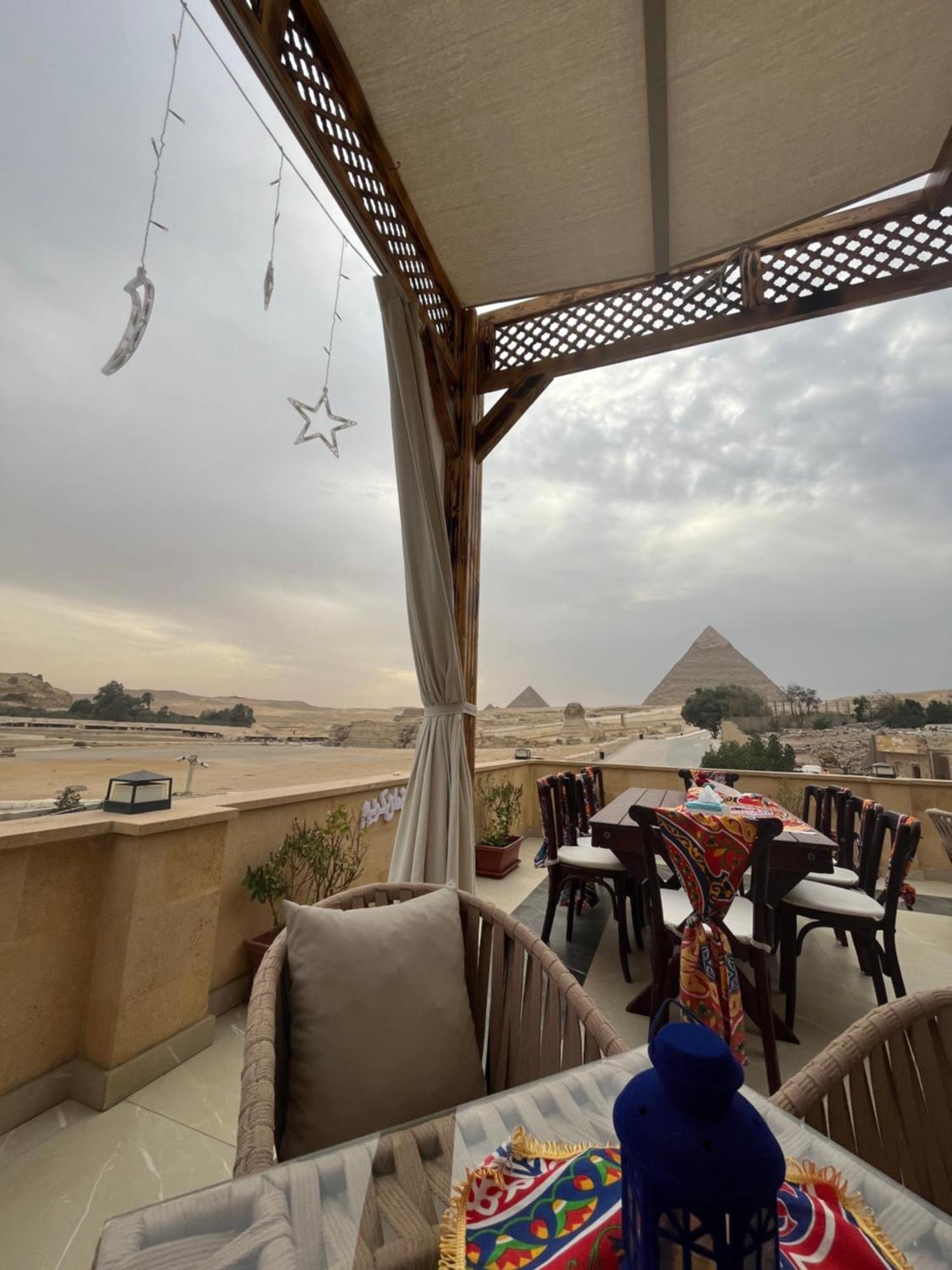 The Gate Hotel Front Pyramids & Sphinx View Kafret el-Gabal Extérieur photo
