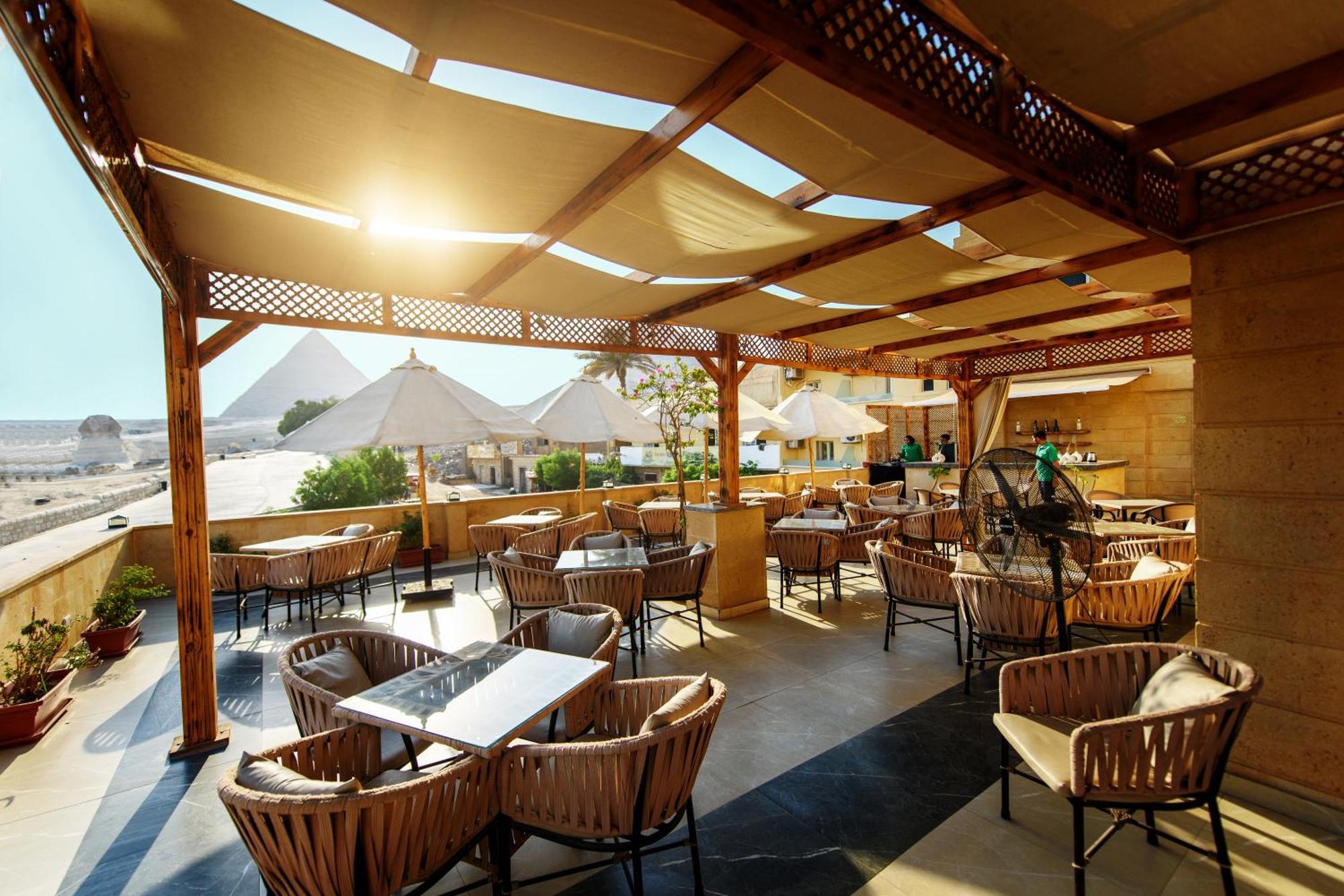The Gate Hotel Front Pyramids & Sphinx View Kafret el-Gabal Extérieur photo