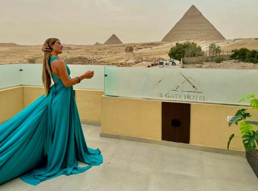 The Gate Hotel Front Pyramids & Sphinx View Kafret el-Gabal Extérieur photo