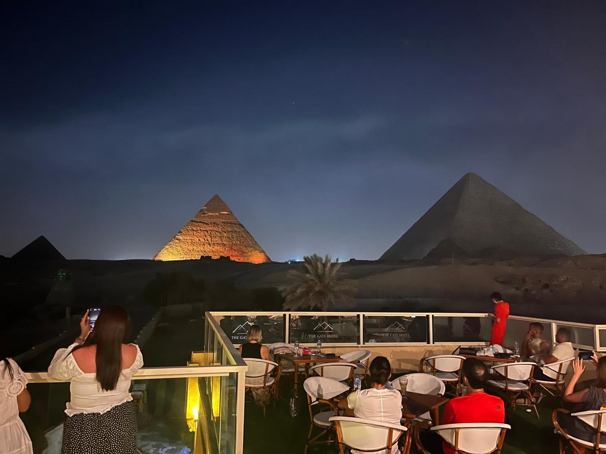 The Gate Hotel Front Pyramids & Sphinx View Kafret el-Gabal Extérieur photo