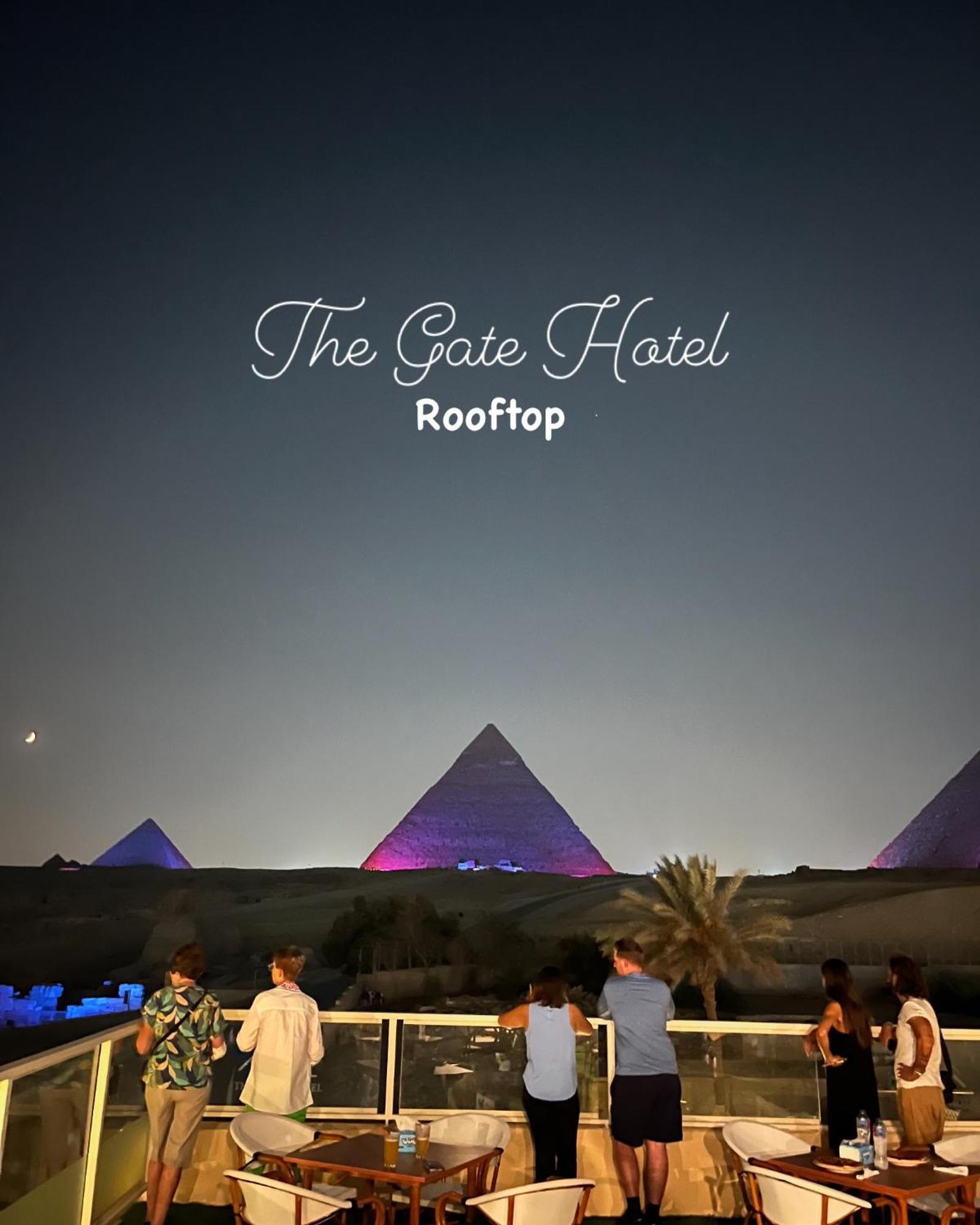 The Gate Hotel Front Pyramids & Sphinx View Kafret el-Gabal Extérieur photo