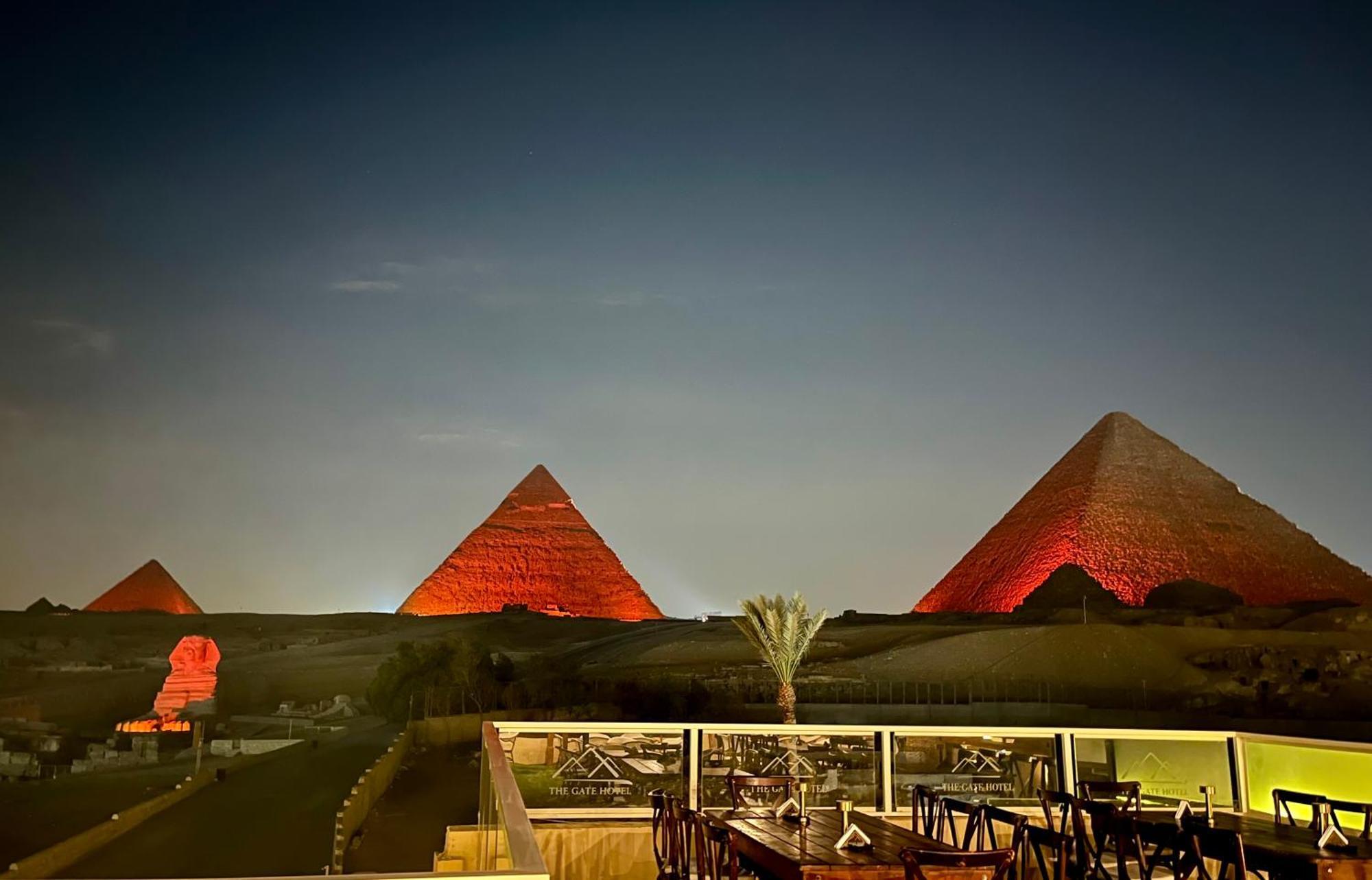 The Gate Hotel Front Pyramids & Sphinx View Kafret el-Gabal Extérieur photo